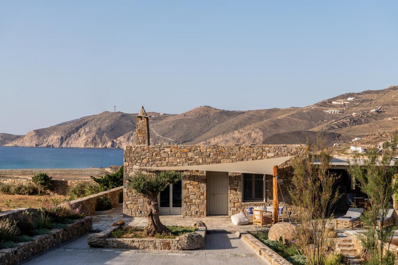 Mykonos Ag Villas In Ftelia Beach Exterior foto