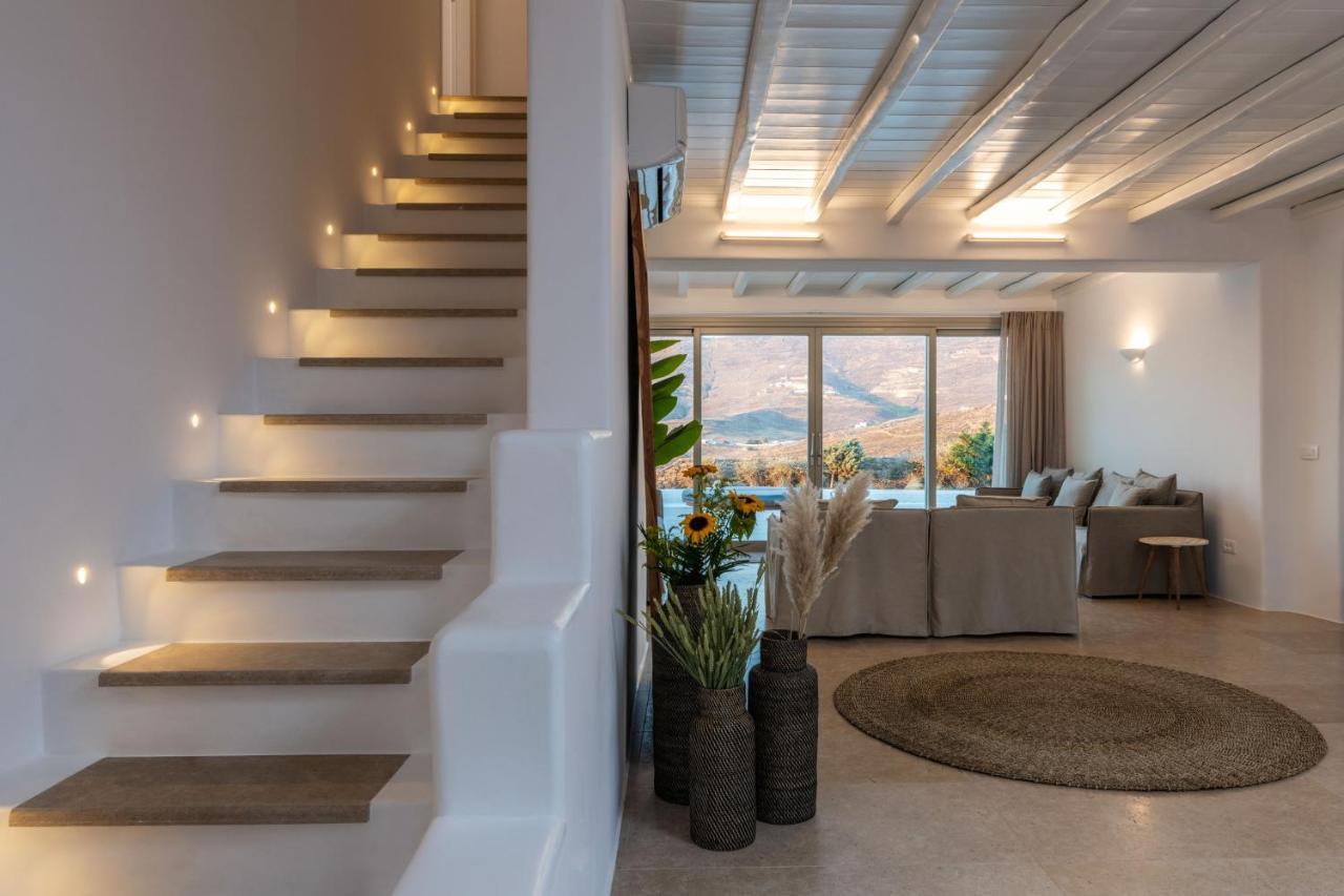 Mykonos Ag Villas In Ftelia Beach Exterior foto