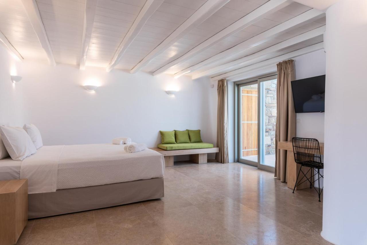 Mykonos Ag Villas In Ftelia Beach Exterior foto